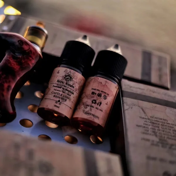 美國進口的 Royal Knight 皇家騎士 30ml 小煙油系列。