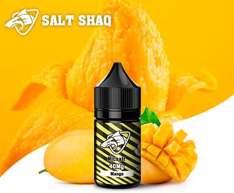 鯊克芒果口味.jpg 【鯊克SALT SHAQ】原裝進口電子煙及電子菸煙油品牌,30ml 買五送一