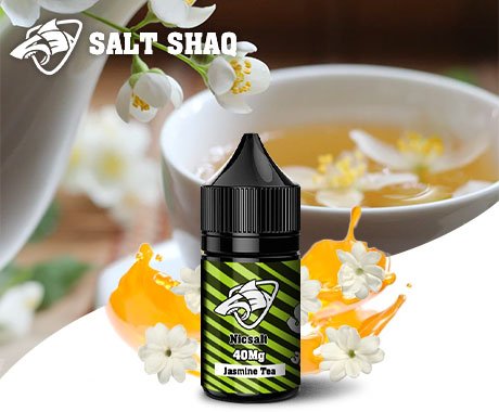 鯊克茉莉花口味.jpg 【鯊克SALT SHAQ】原裝進口電子煙及電子菸煙油品牌,30ml 買五送一