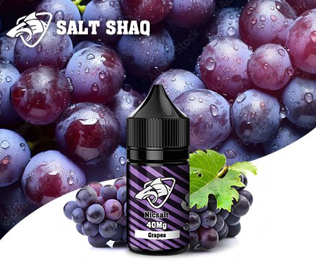 鯊克葡萄口味.jpg 【鯊克SALT SHAQ】原裝進口電子煙及電子菸煙油品牌,30ml 買五送一