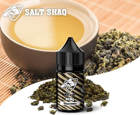 鯊克鐵觀音口味.jpg 【鯊克SALT SHAQ】原裝進口電子煙及電子菸煙油品牌,30ml 買五送一