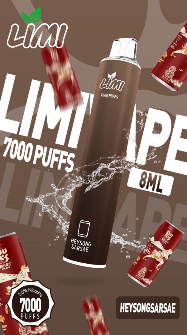 新品上市 LIMI 7000口抛棄式/一次性電子煙 現貨供應中