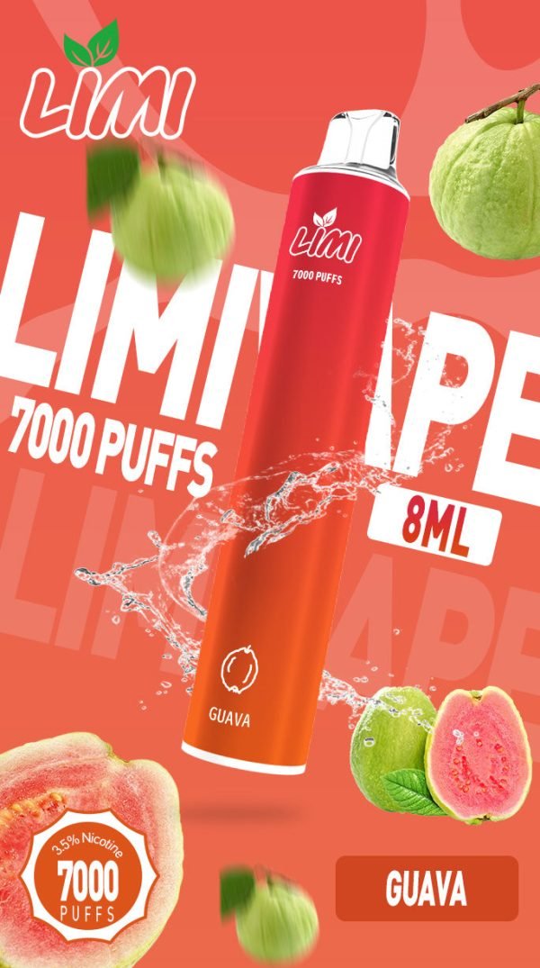 新品上市 LIMI 7000口抛棄式/一次性電子煙 現貨供應中