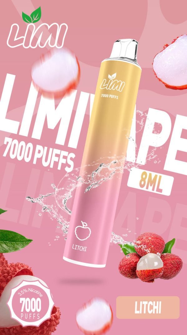 新品上市 LIMI 7000口抛棄式/一次性電子煙 現貨供應中
