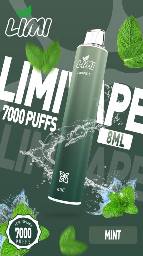新品上市 LIMI 7000口抛棄式/一次性電子煙 現貨供應中