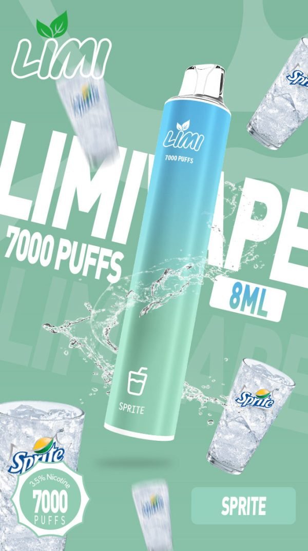 新品上市 LIMI 7000口抛棄式/一次性電子煙 現貨供應中