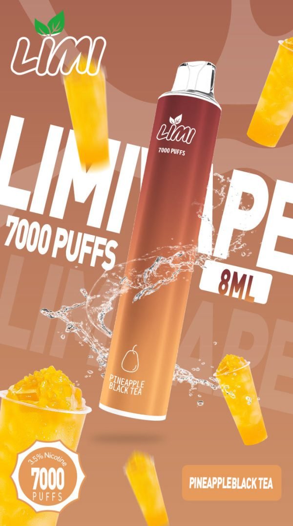 新品上市 LIMI 7000口抛棄式/一次性電子煙 現貨供應中